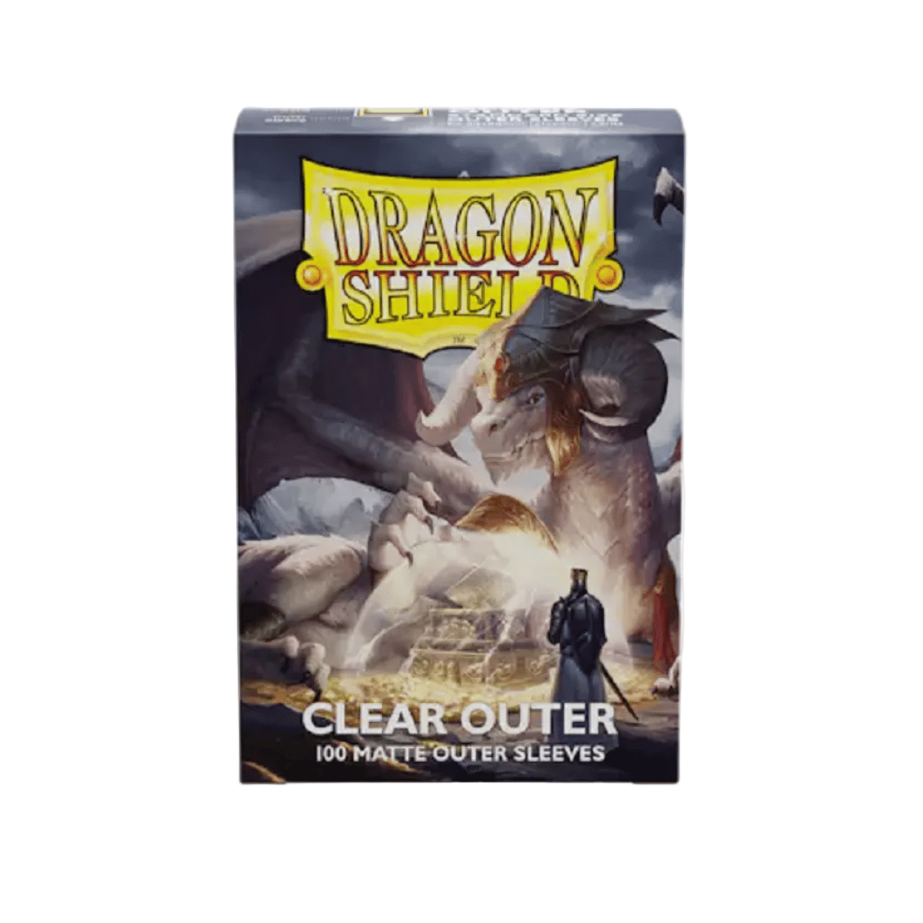 ENG Dragon Shield Standard Outer Sleeves - Matte Clear (100 Sleeves)