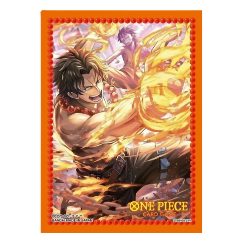 where to pre order one piece card game Portgas D. Ace One Piece TCG Sleeves (70 pcs) – Cardomat